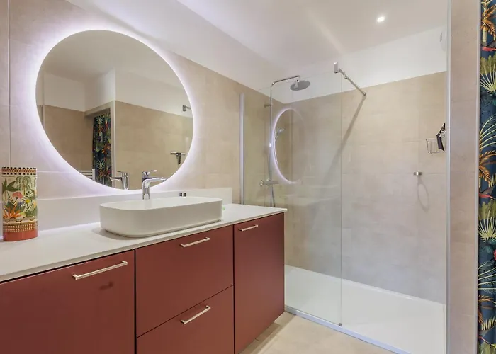 公寓 Le Palmier - A 5 Min Vue Et Montagne *